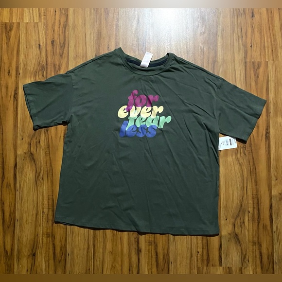 Secret Treasures Women’s “forever fearless” Sleep T-Shirt Short Sleeve Size M - Picture 1 of 12